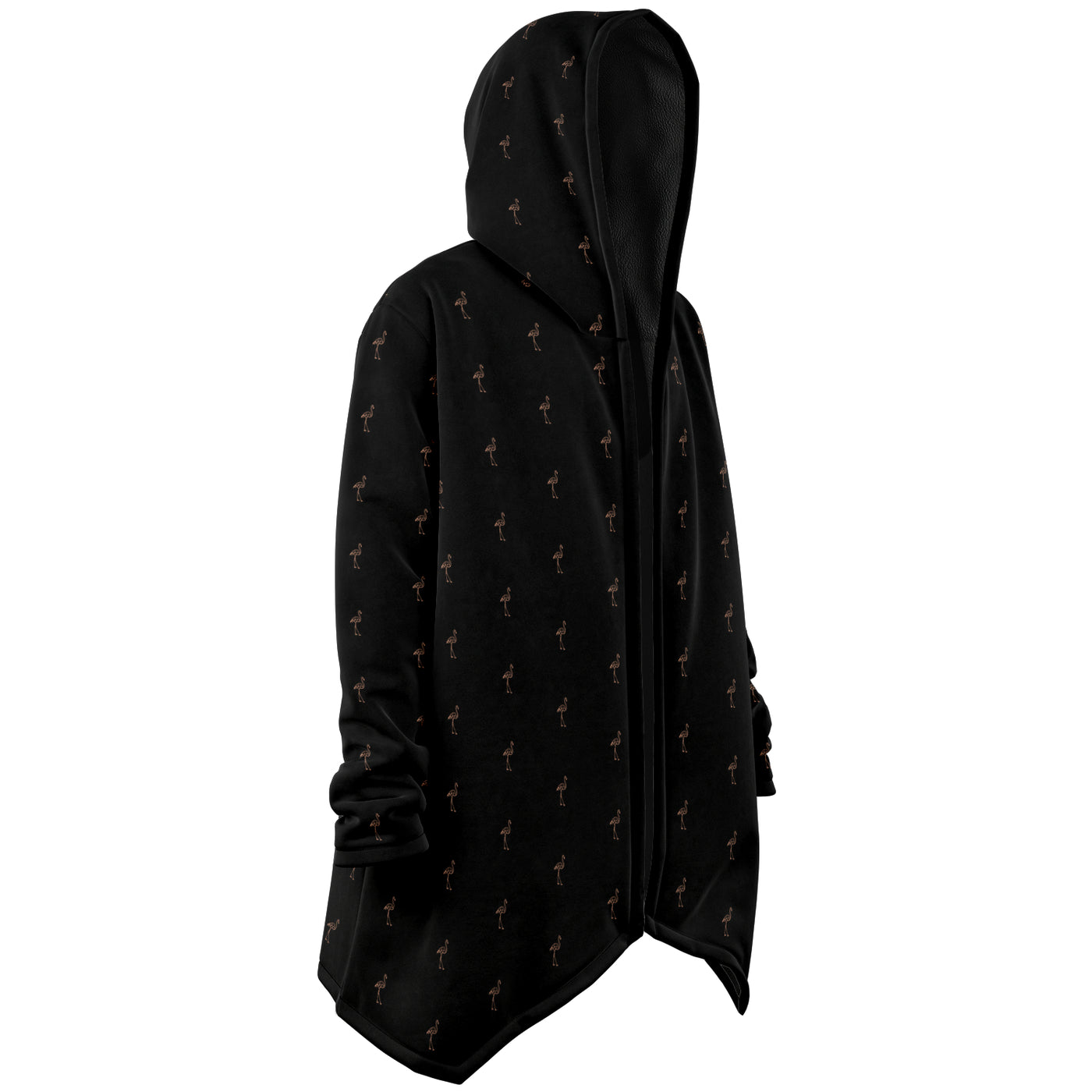 Classic Flamingo Silhouette Cloak Hoodie