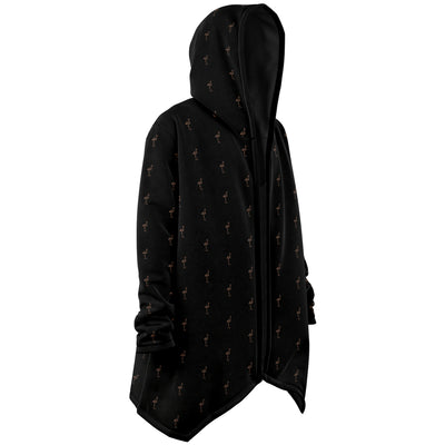 Classic Flamingo Silhouette Cloak Hoodie