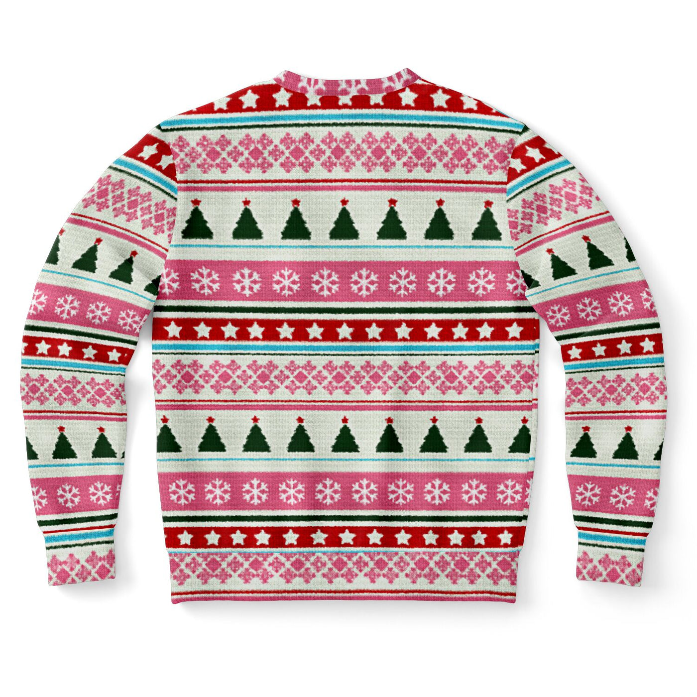 Flamingo Winter Vibes Ugly Christmas Sweatshirt
