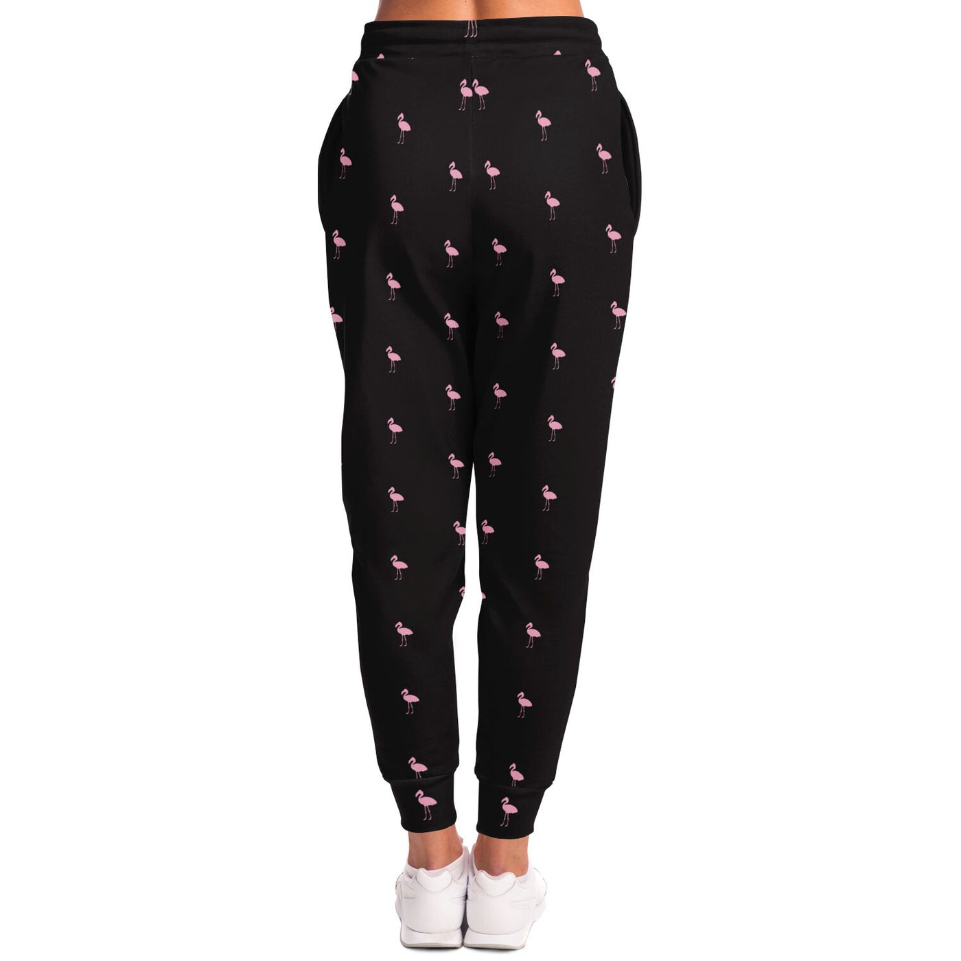Black Classic Flamingo Joggers