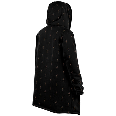 Classic Flamingo Silhouette Cloak Hoodie