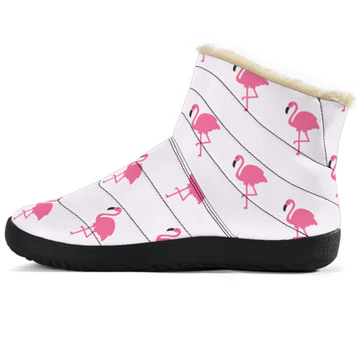 Classic Pink Flamingo Winter Boots