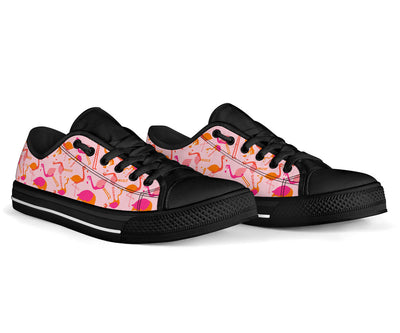 flamingo canvas shoes
