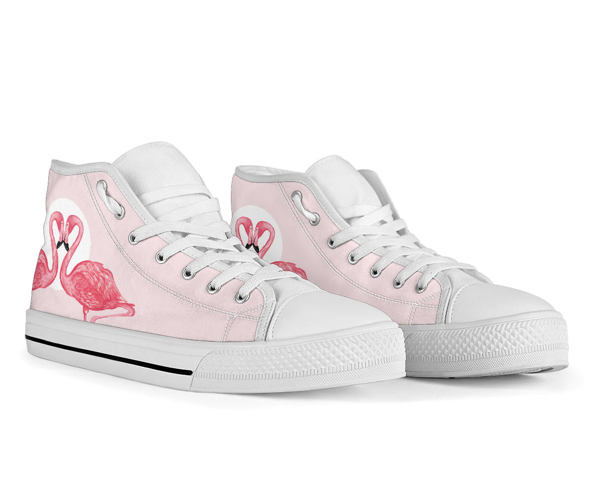 Pink flamingo shoes