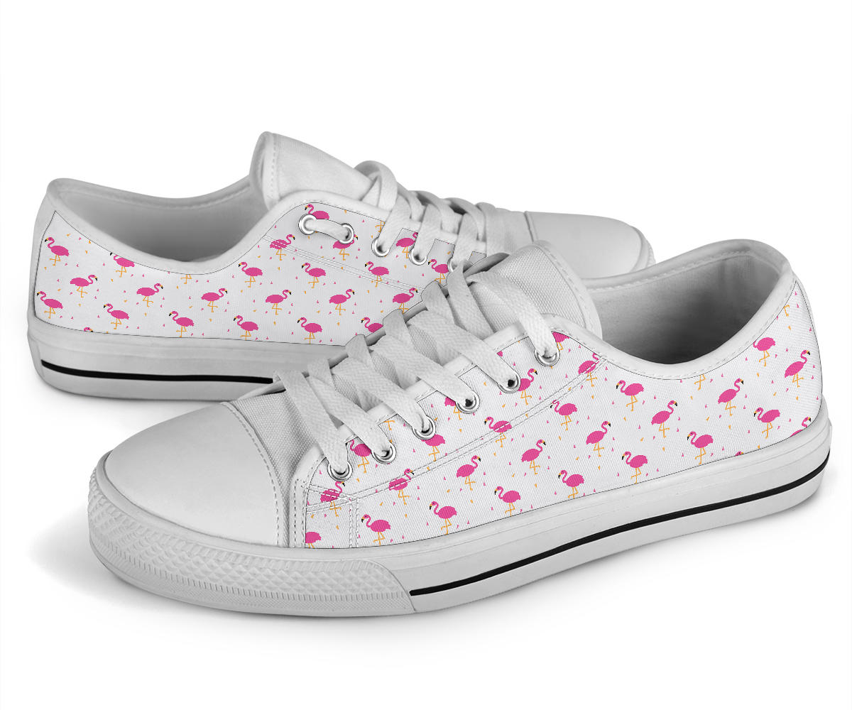 Pink Flamingo Style Canvas Shoes