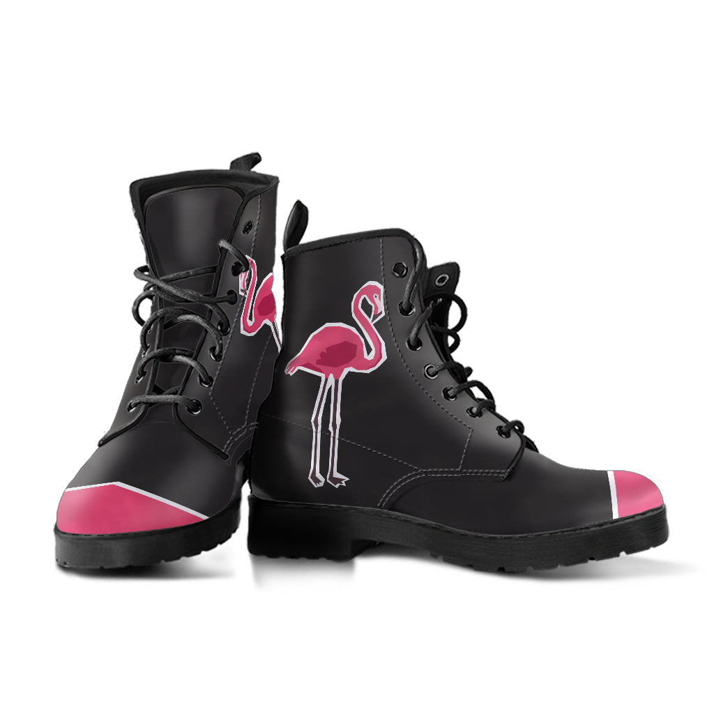 pink flamingo boots