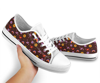 Funky Flamingo Canvas Shoes