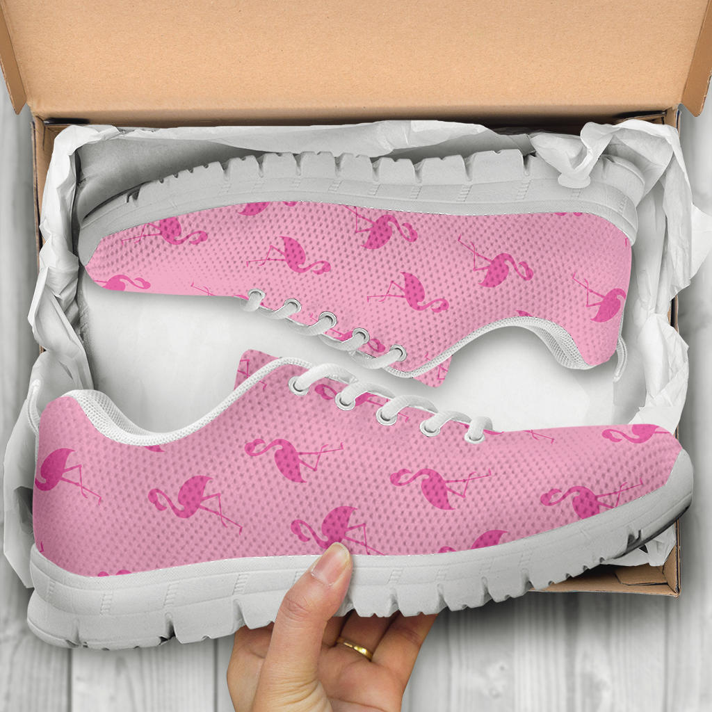 Simple Pink Flamingo Sneakers