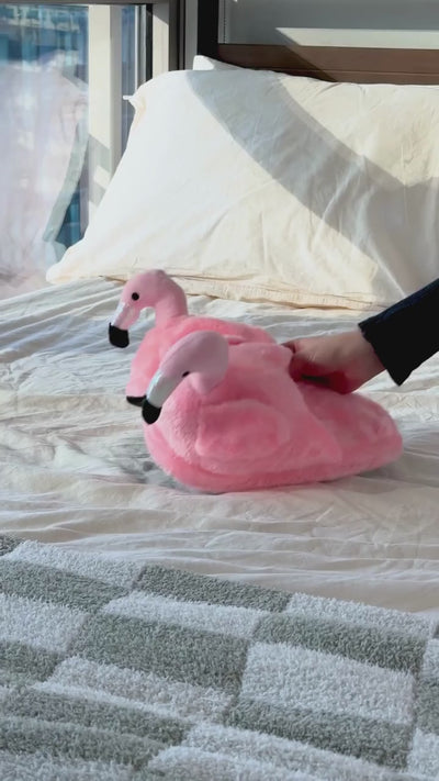 Flamingo Home Slippers