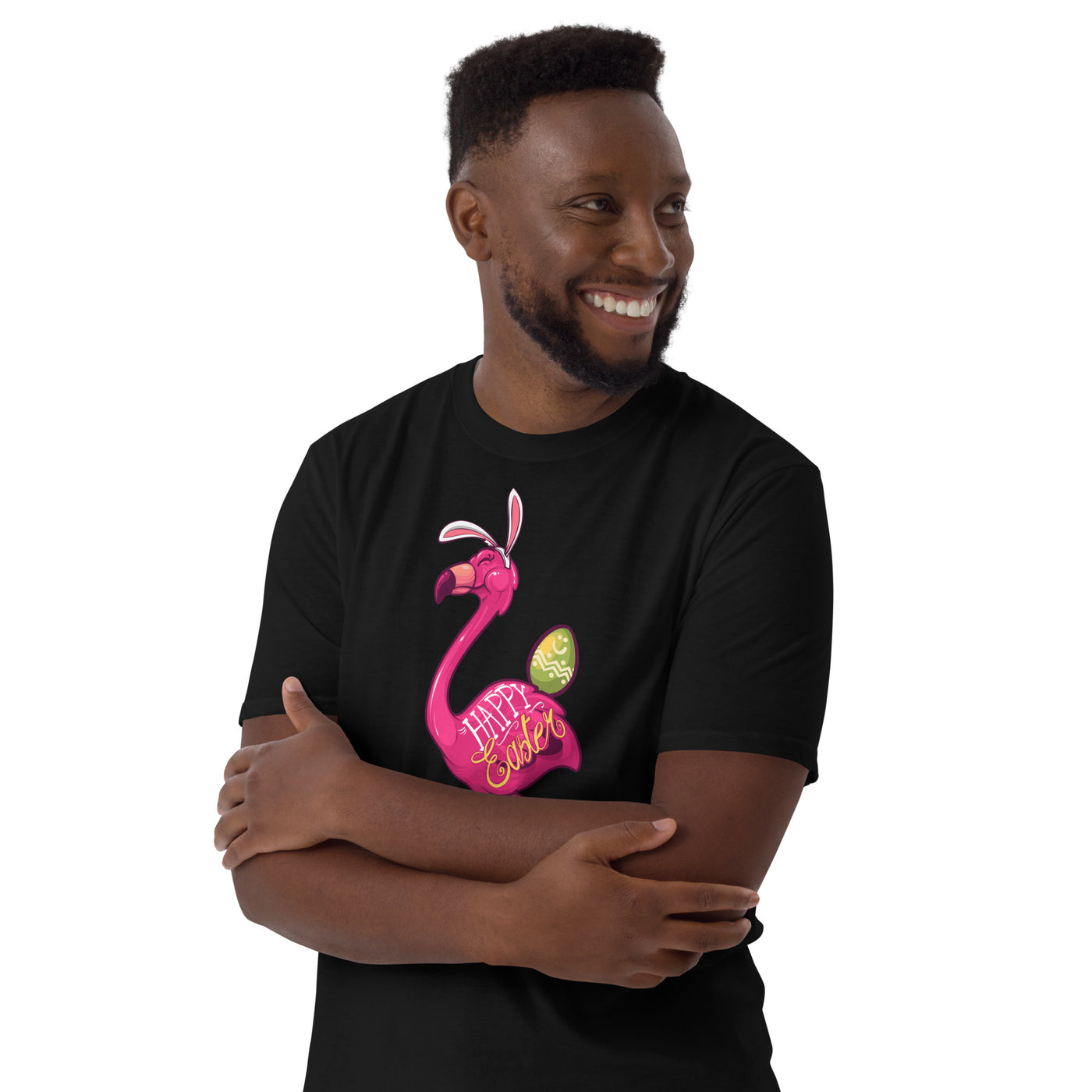 Original The Popular Flamingo Happy Easter T-Shirt