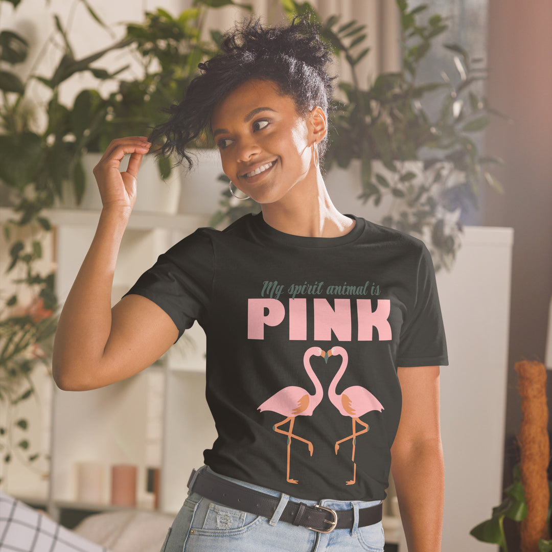 Tshirt Black Shirt With Pink Flamingos Pink Flamingo Shirt