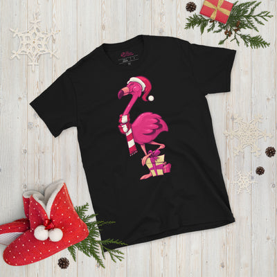 Original The Popular Flamingo Christmas T-Shirt