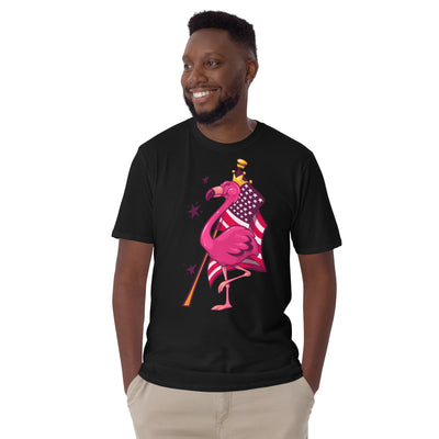 Original The Popular Flamingo Fourth of July T-Shirt