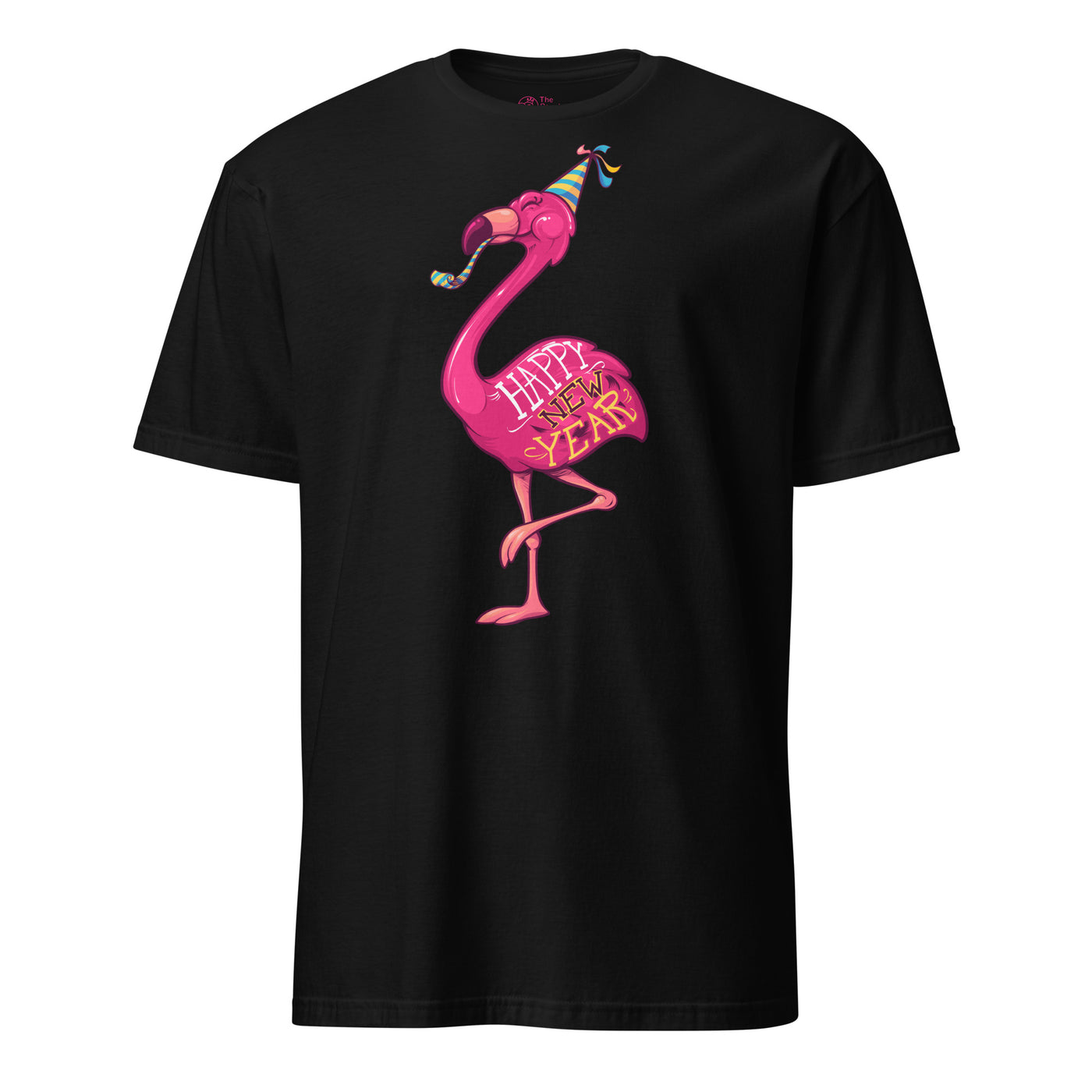 Original The Popular Flamingo Happy New Year T-Shirt