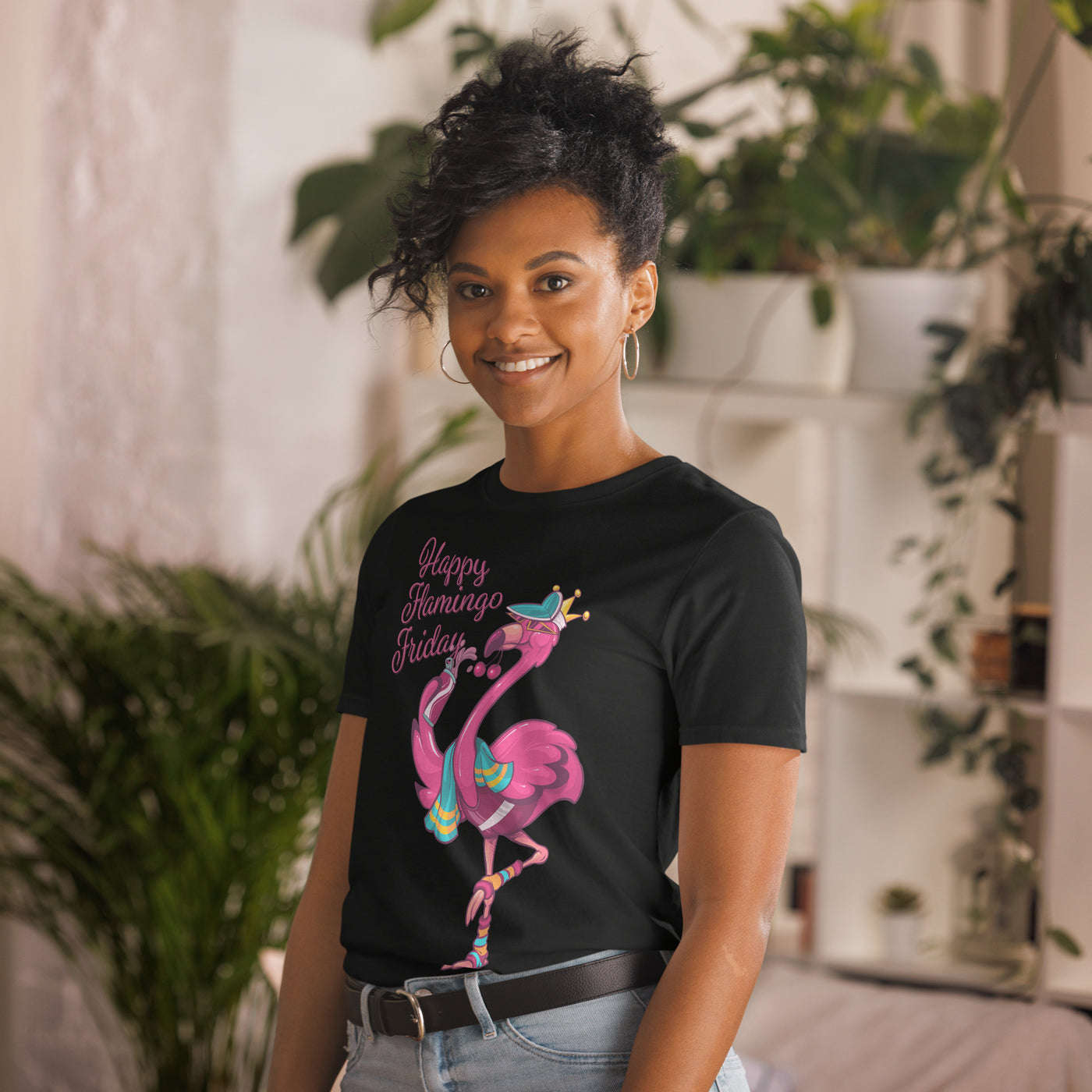 Happy Flamingo Friday Summer Sport T-Shirt