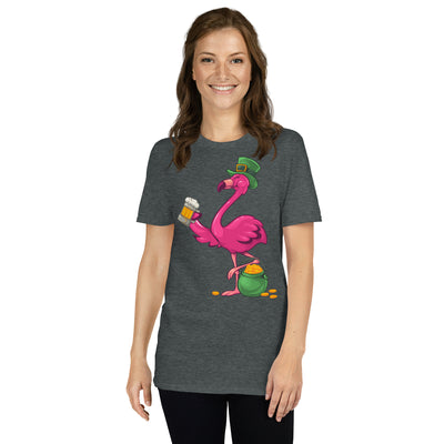 Original The Popular Flamingo St. Patrick's Day T-Shirt