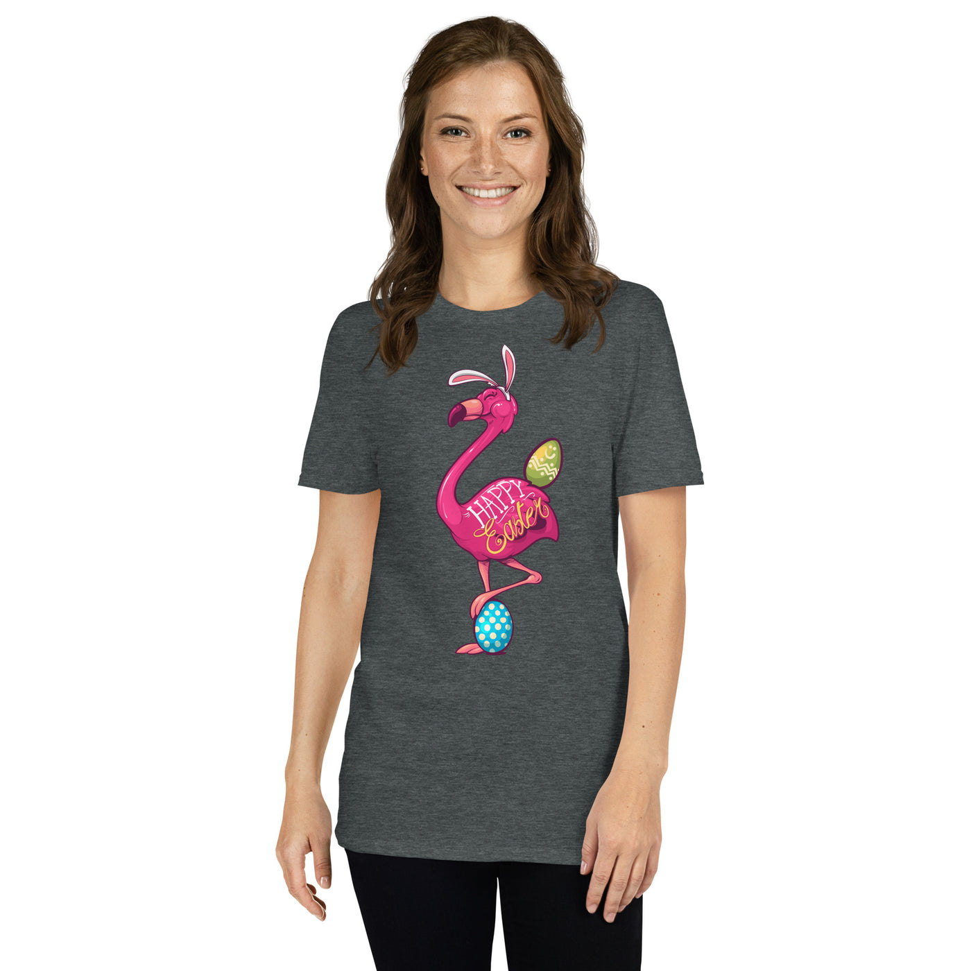 Original The Popular Flamingo Happy Easter T-Shirt