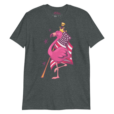 Original The Popular Flamingo Fourth of July T-Shirt