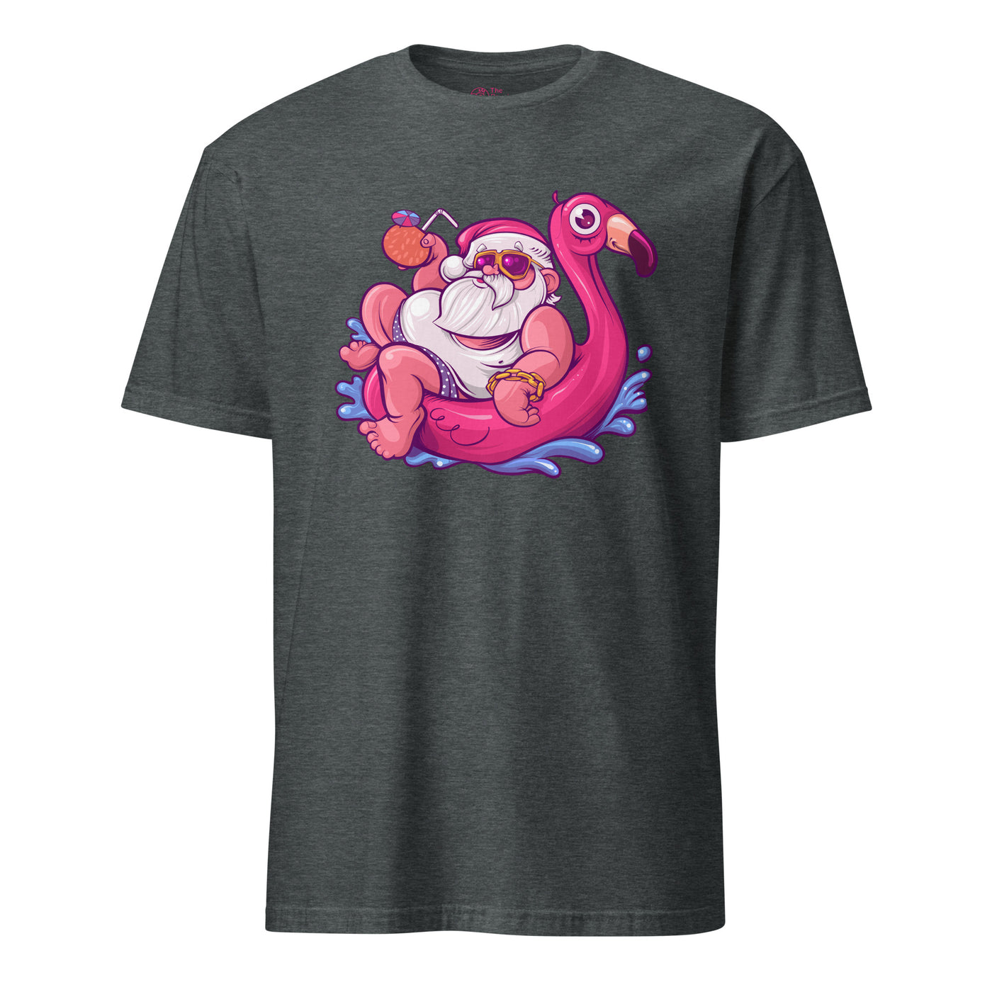 Relaxin' Santa Flamingo T-Shirt