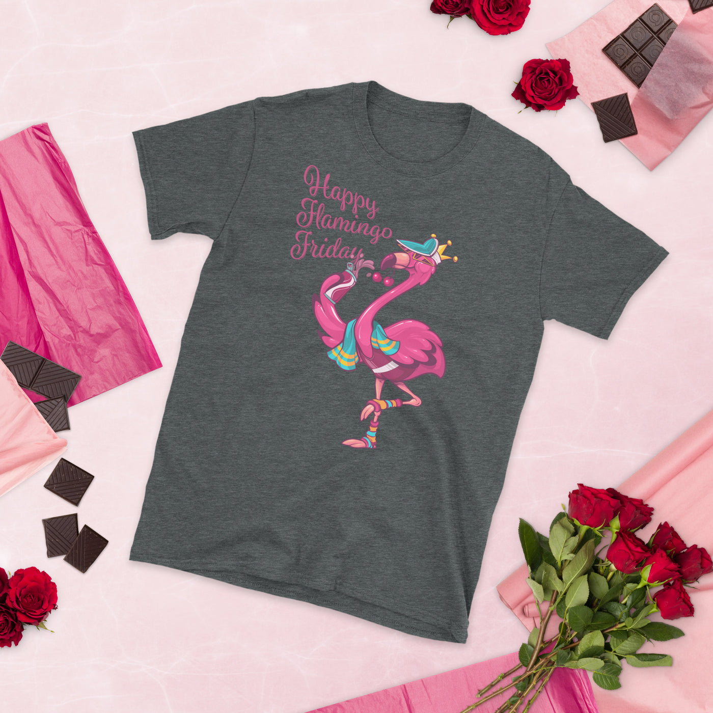 Happy Flamingo Friday Summer Sport T-Shirt