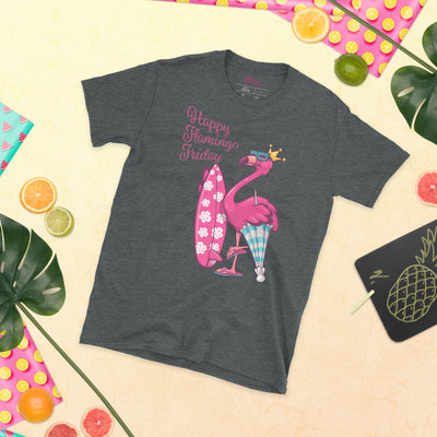 Happy Flamingo Friday Surf's Up T-Shirt