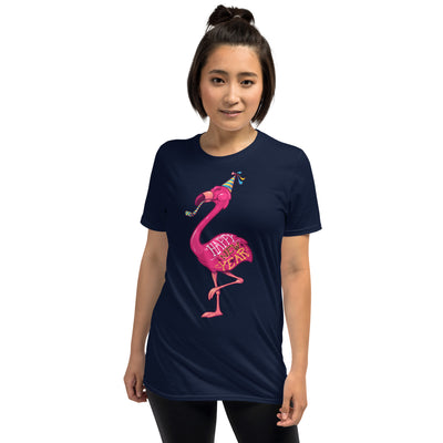 Original The Popular Flamingo Happy New Year T-Shirt