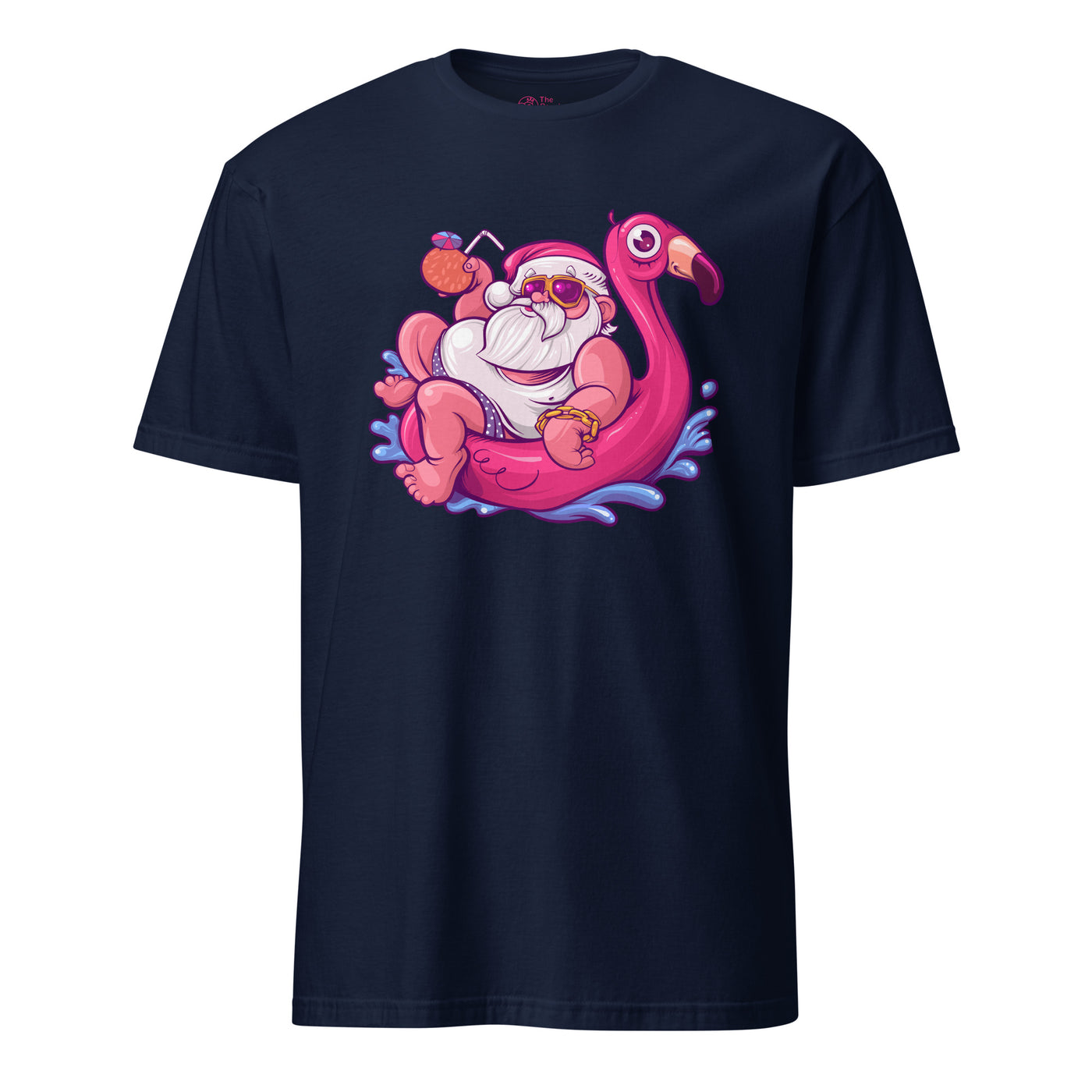 Relaxin' Santa Flamingo T-Shirt