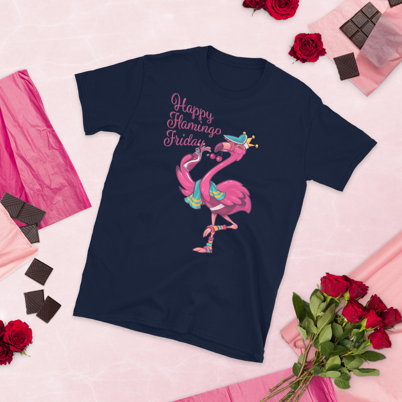 Happy Flamingo Friday Summer Sport T-Shirt
