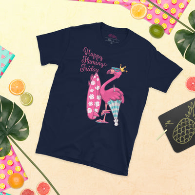 Happy Flamingo Friday Surf's Up T-Shirt