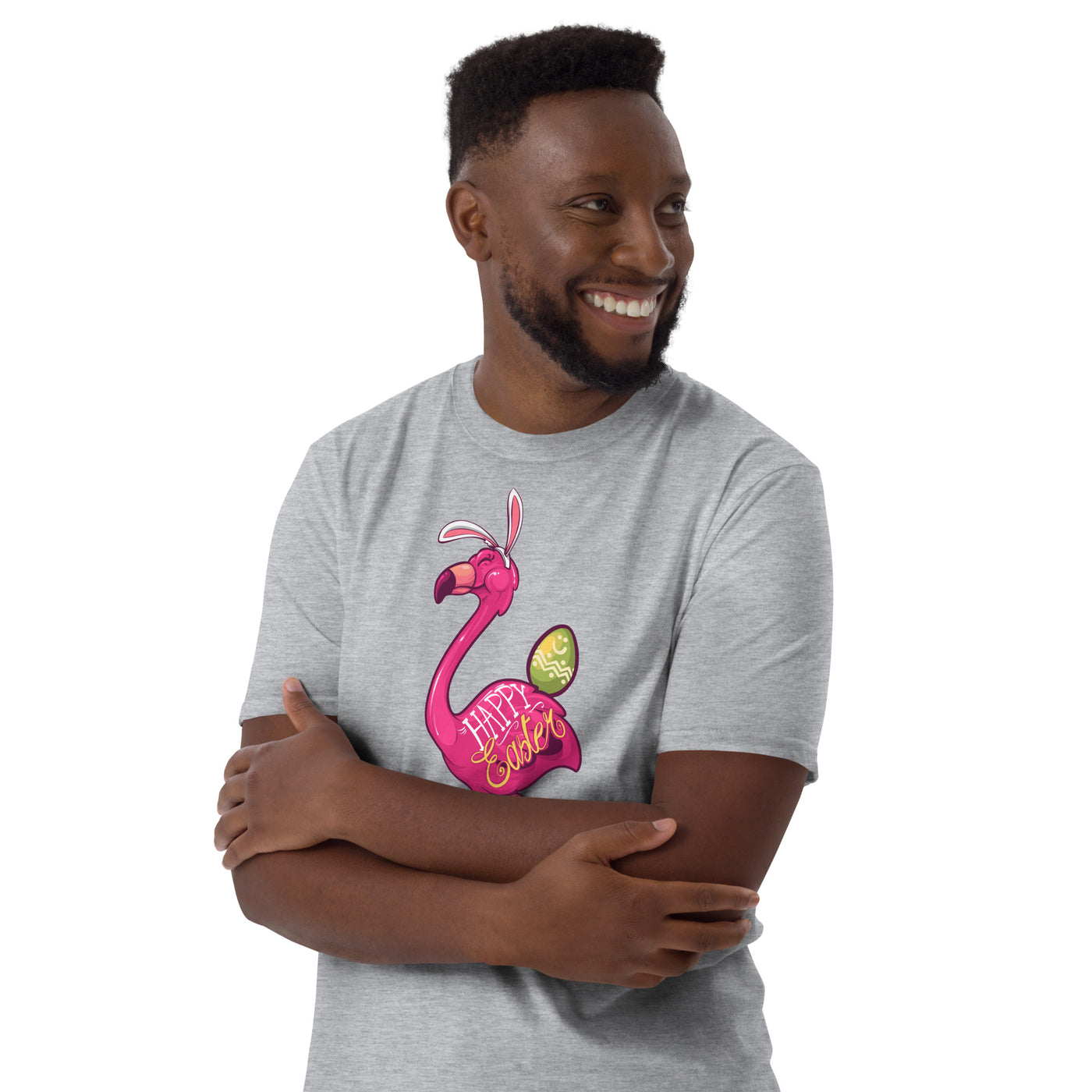 Original The Popular Flamingo Happy Easter T-Shirt