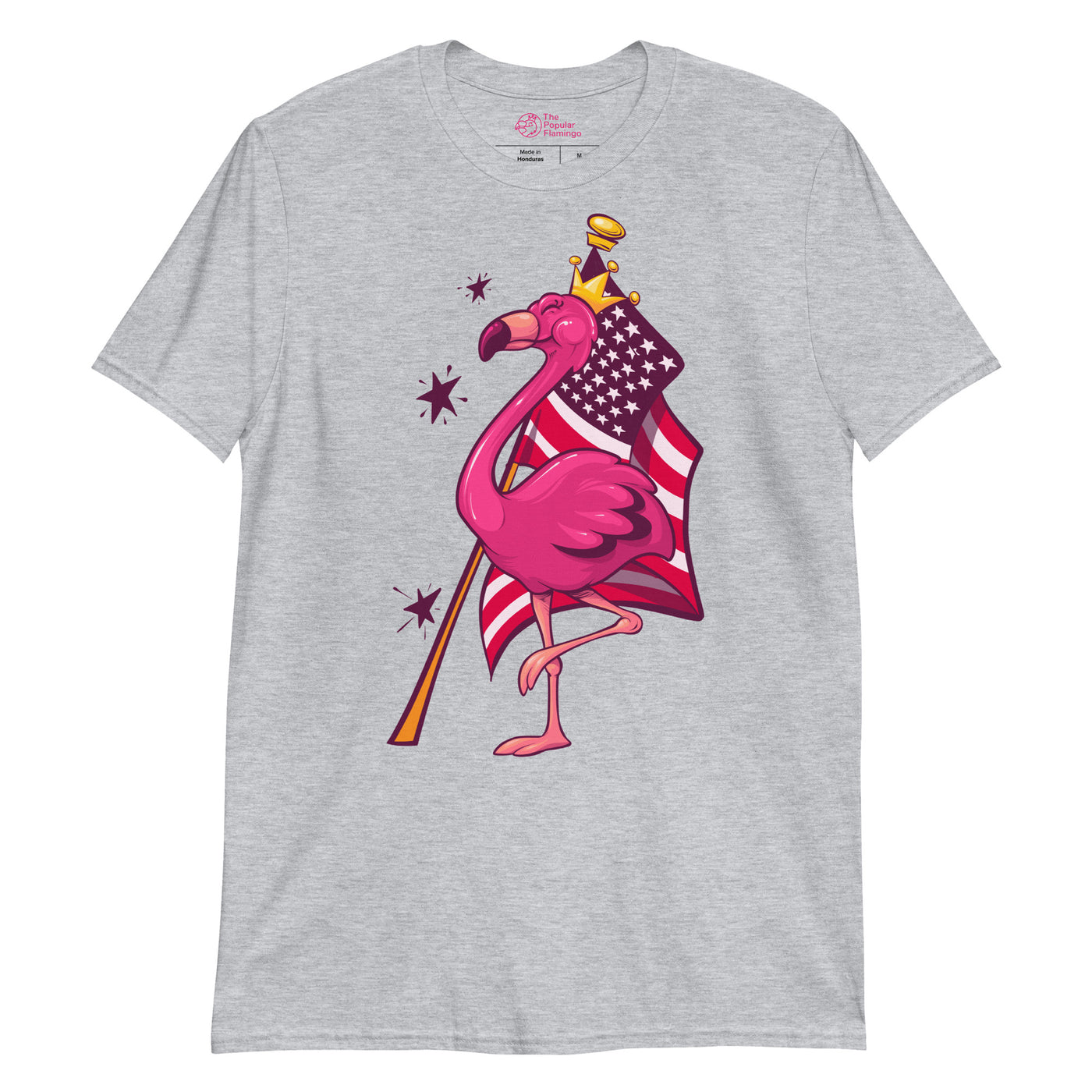 Original The Popular Flamingo Fourth of July T-Shirt