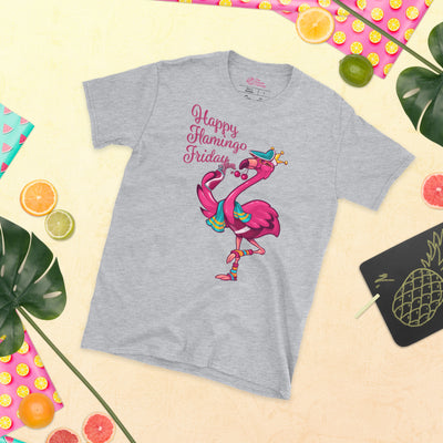 Happy Flamingo Friday Summer Sport T-Shirt