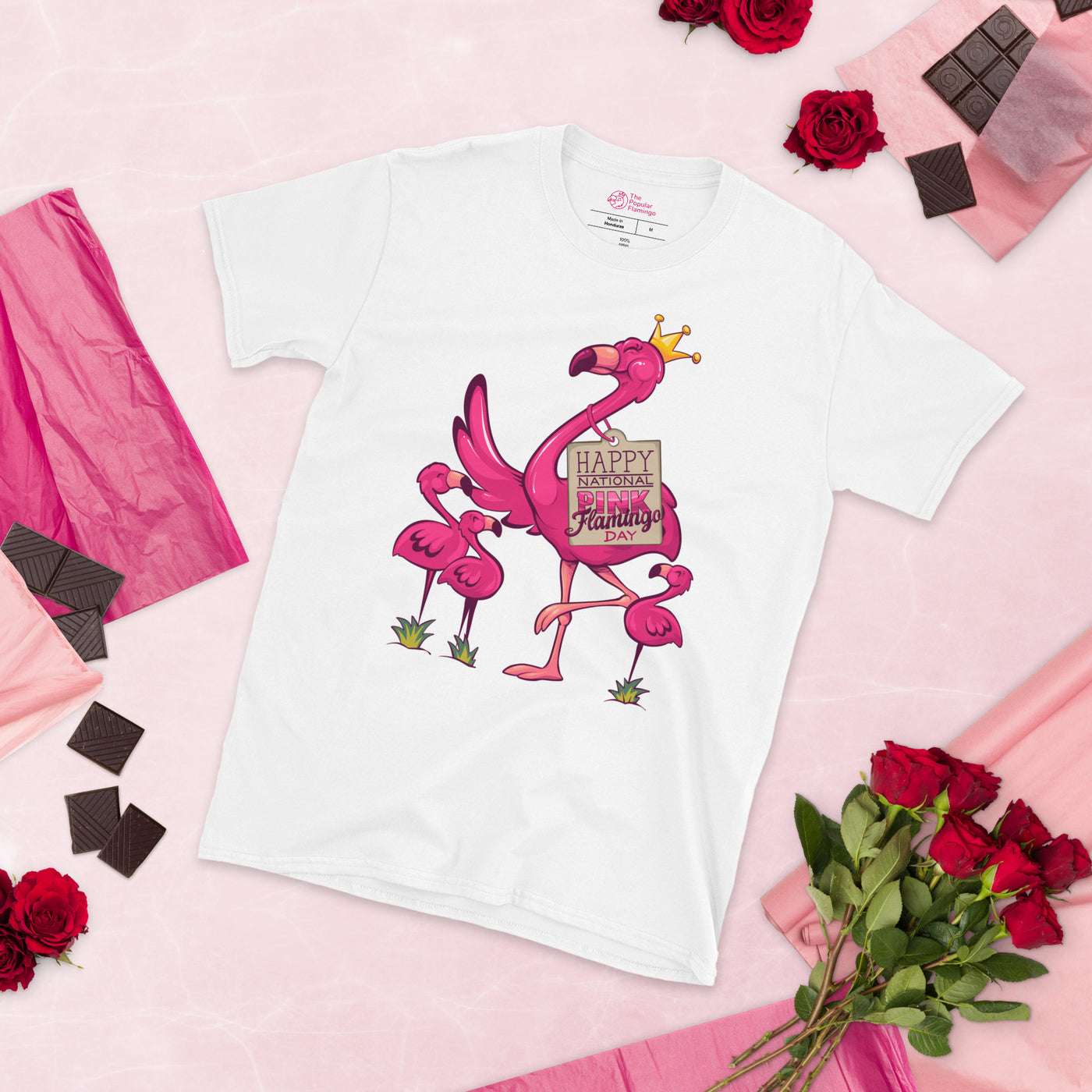 Original The Popular Flamingo National Pink Flamingo Day T-Shirt