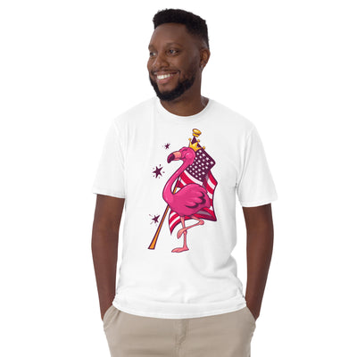 Original The Popular Flamingo Fourth of July T-Shirt