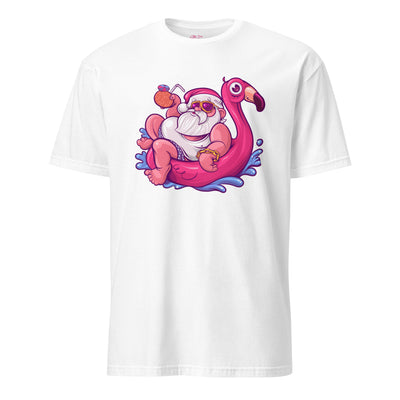 Relaxin' Santa Flamingo T-Shirt