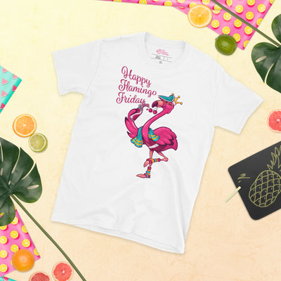 Happy Flamingo Friday Summer Sport T-Shirt