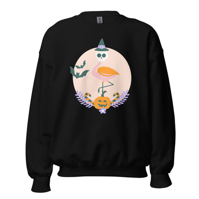 Flamingo Halloween Skull Sweatshirt