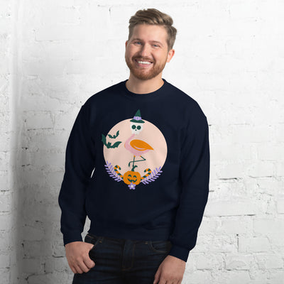 Flamingo Halloween Skull Sweatshirt