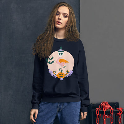 Flamingo Halloween Skull Sweatshirt