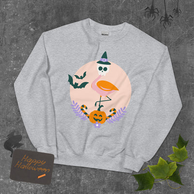 Flamingo Halloween Skull Sweatshirt