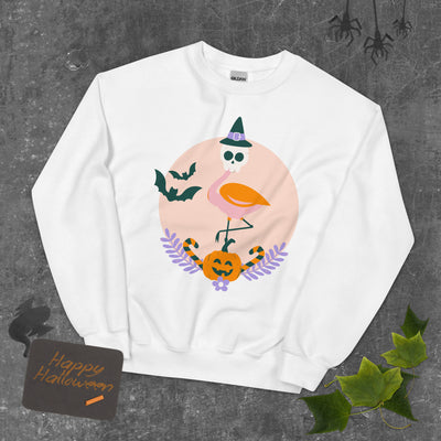 Flamingo Halloween Skull Sweatshirt