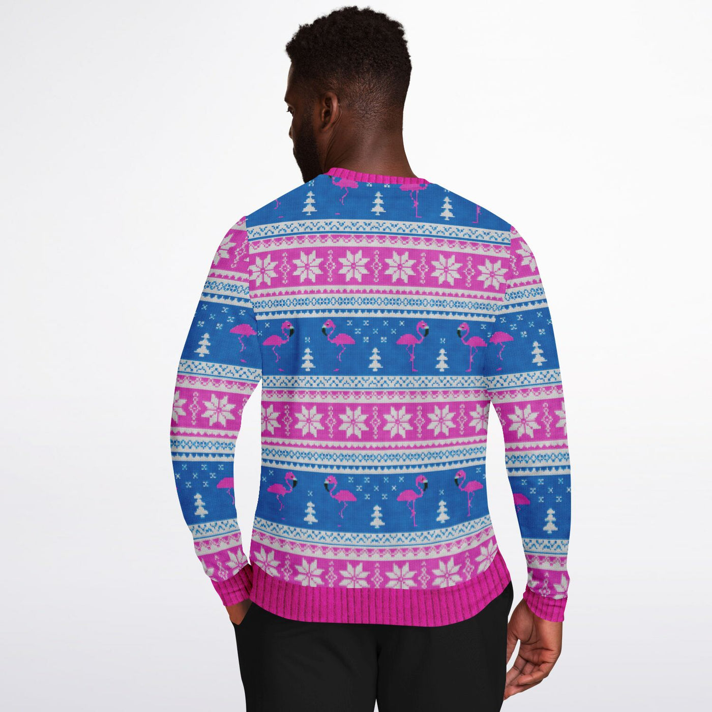 ugly christmas sweatshirt the popular flamingo