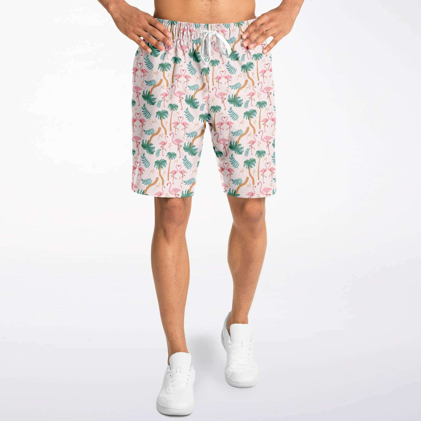 Flamingo Tropical Floral Shorts Subliminator