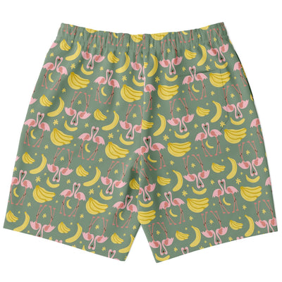 Flamingo Banana Shorts Subliminator