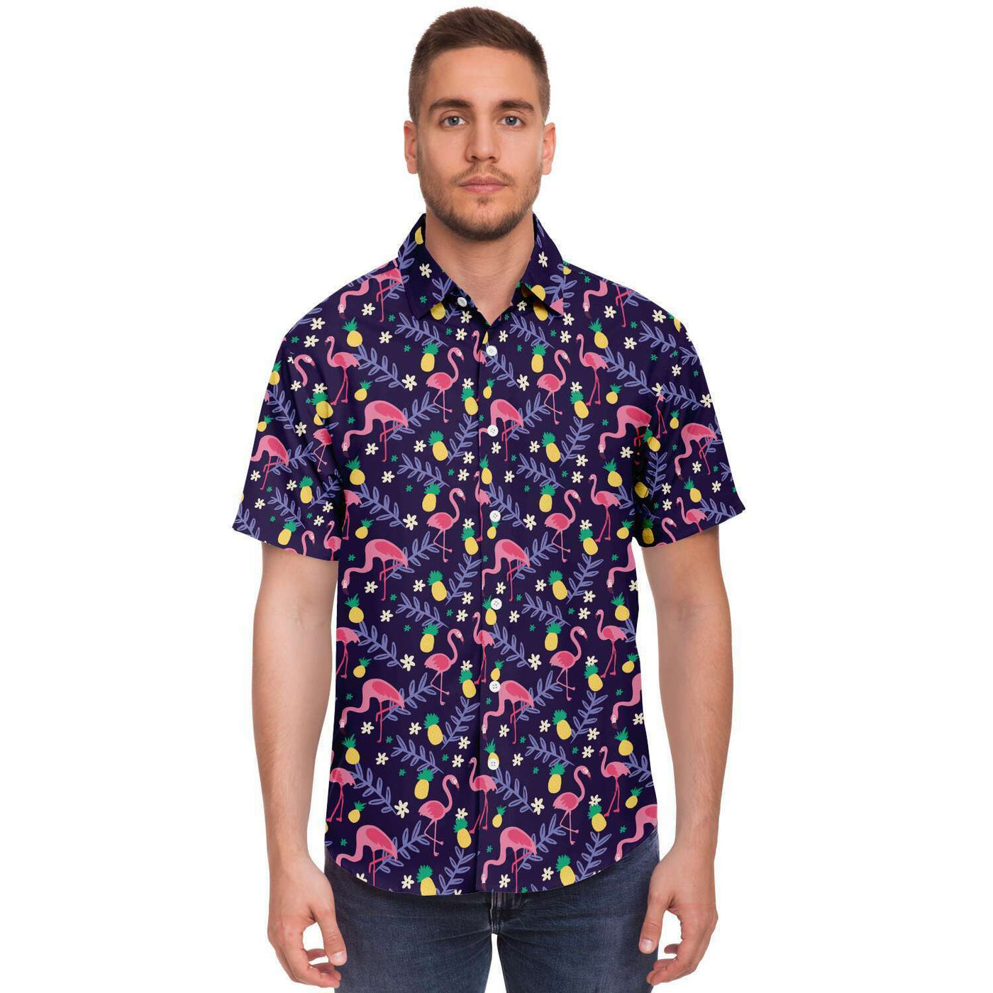 Flamingo Pineapple Hawaiian Shirt Subliminator