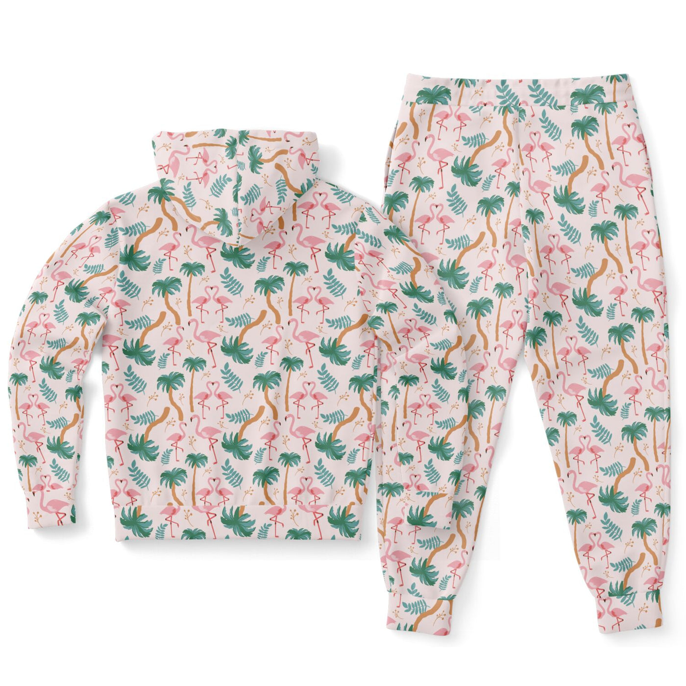 Flamingo Tropical Floral Hoodie & Jogger Set™ Subliminator