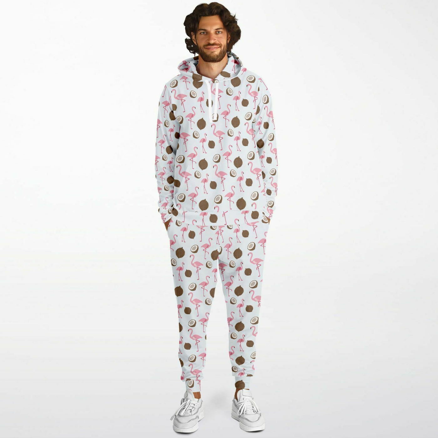 Flamingo Coconut Hoodie & Jogger Set™ Subliminator