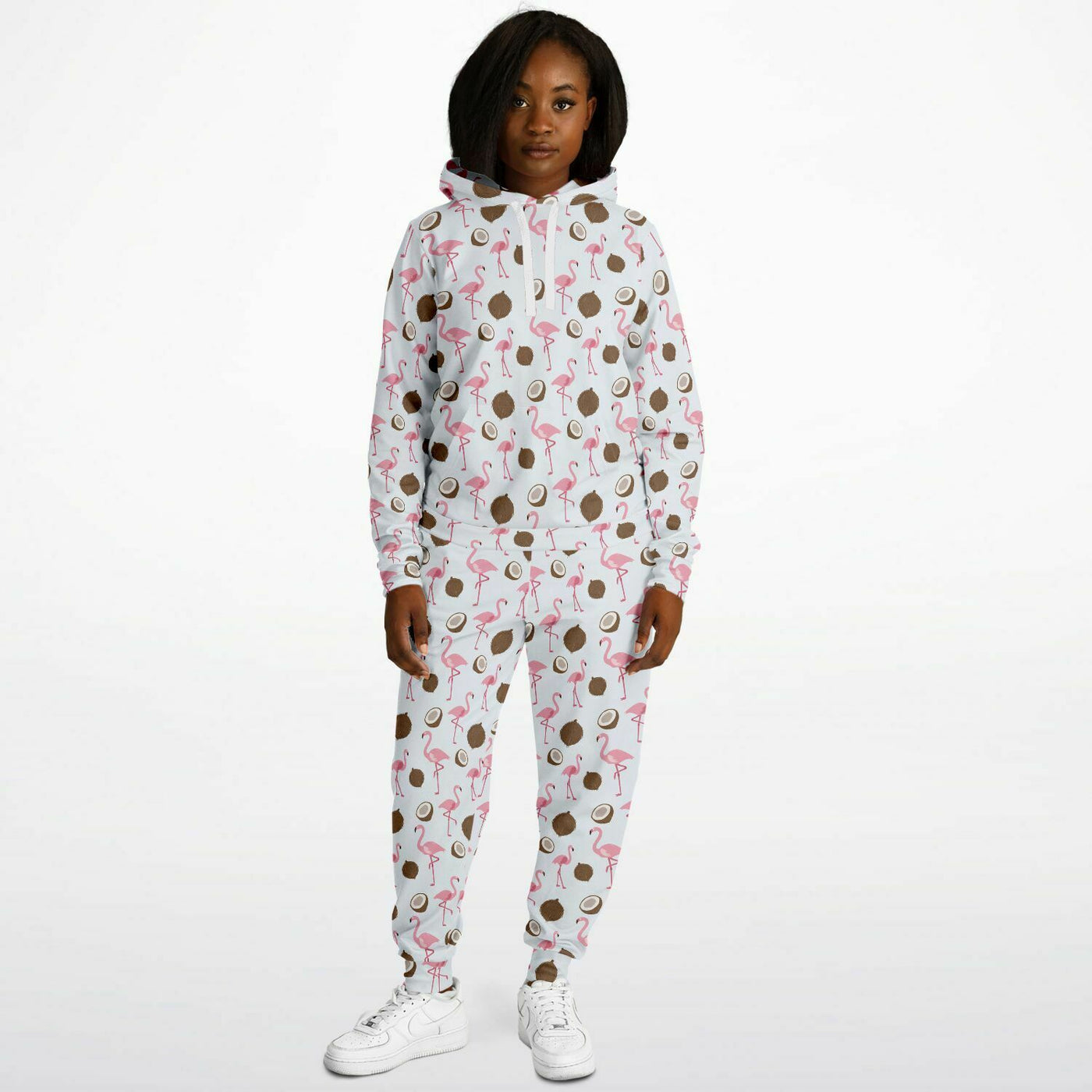 Flamingo Coconut Hoodie & Jogger Set™ Subliminator