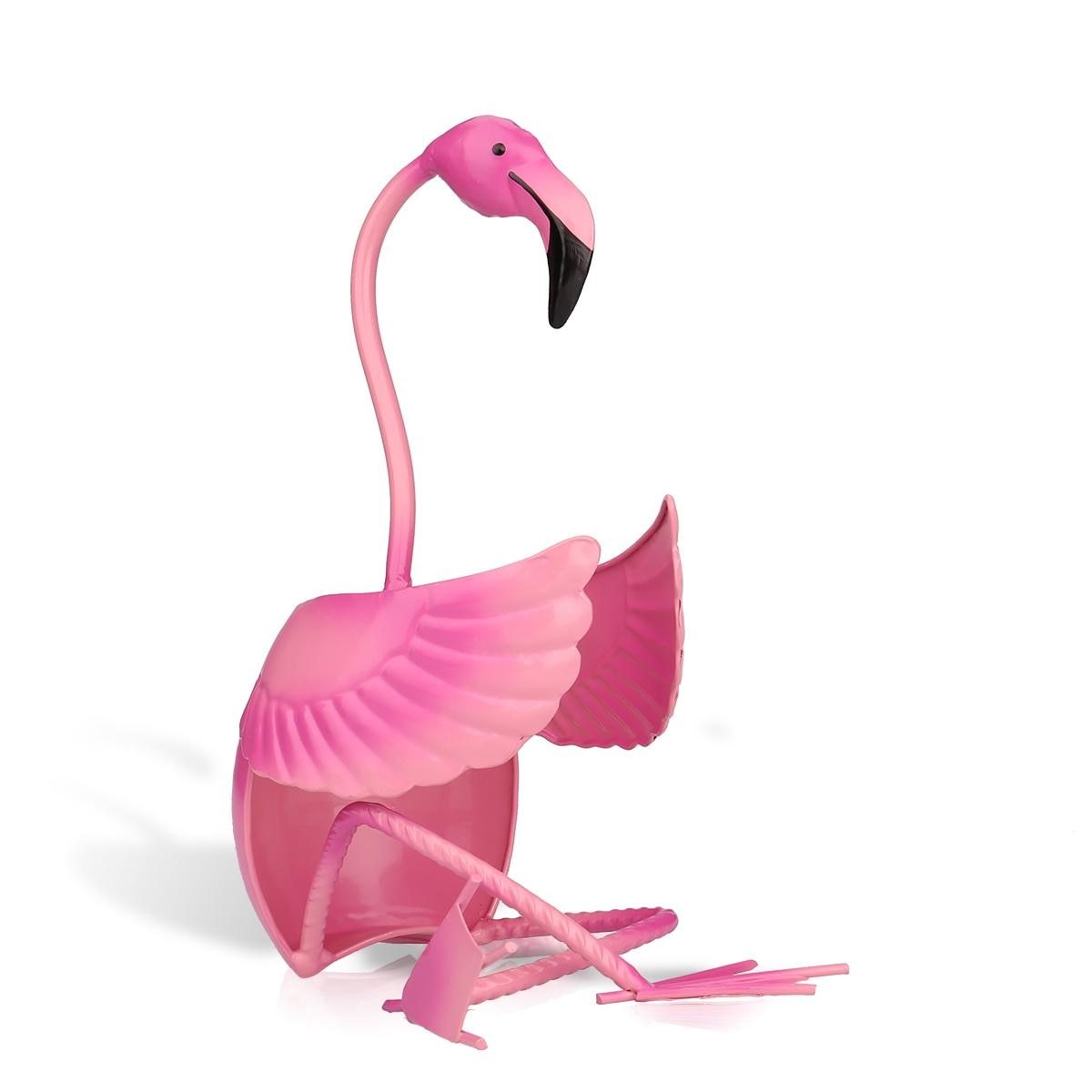 unique flamingo wine holder