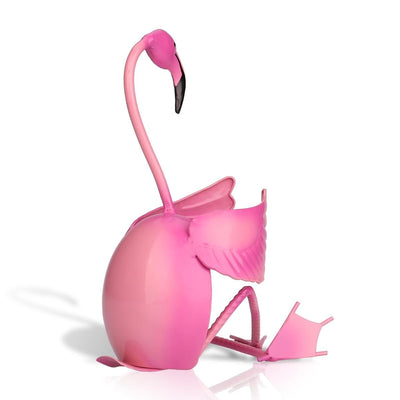 flamingo wine bottle holder